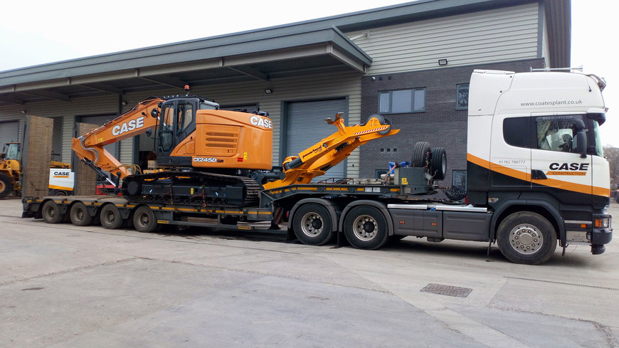 CASE CX245DSR SHORT REACH EXCAVATOR DELIVERS SUSTAINABLE RECYCLING SOLUTION